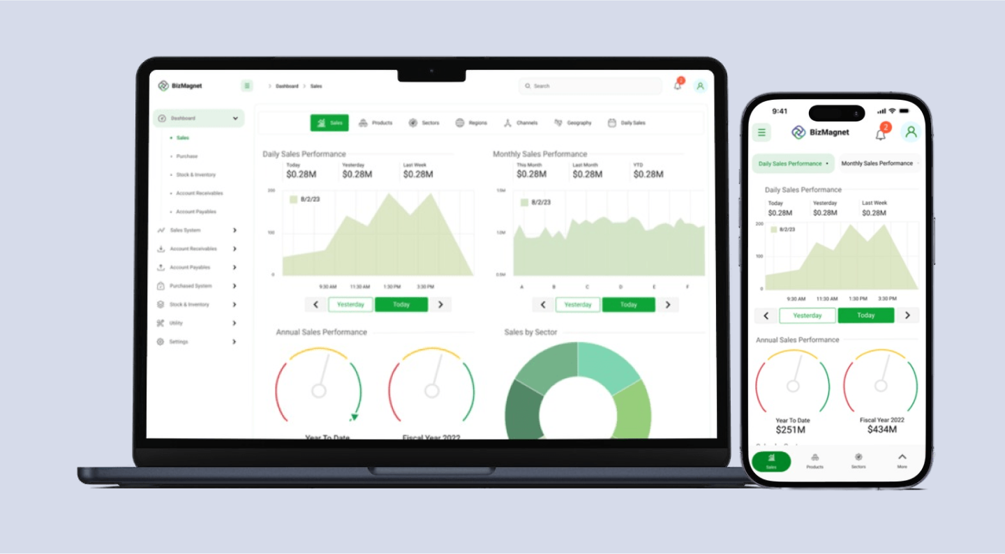 BizMagnet ERP hero 1